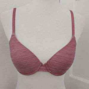 Victoria's Secret Uplift Semi Demi Bra 34C Pink/Red